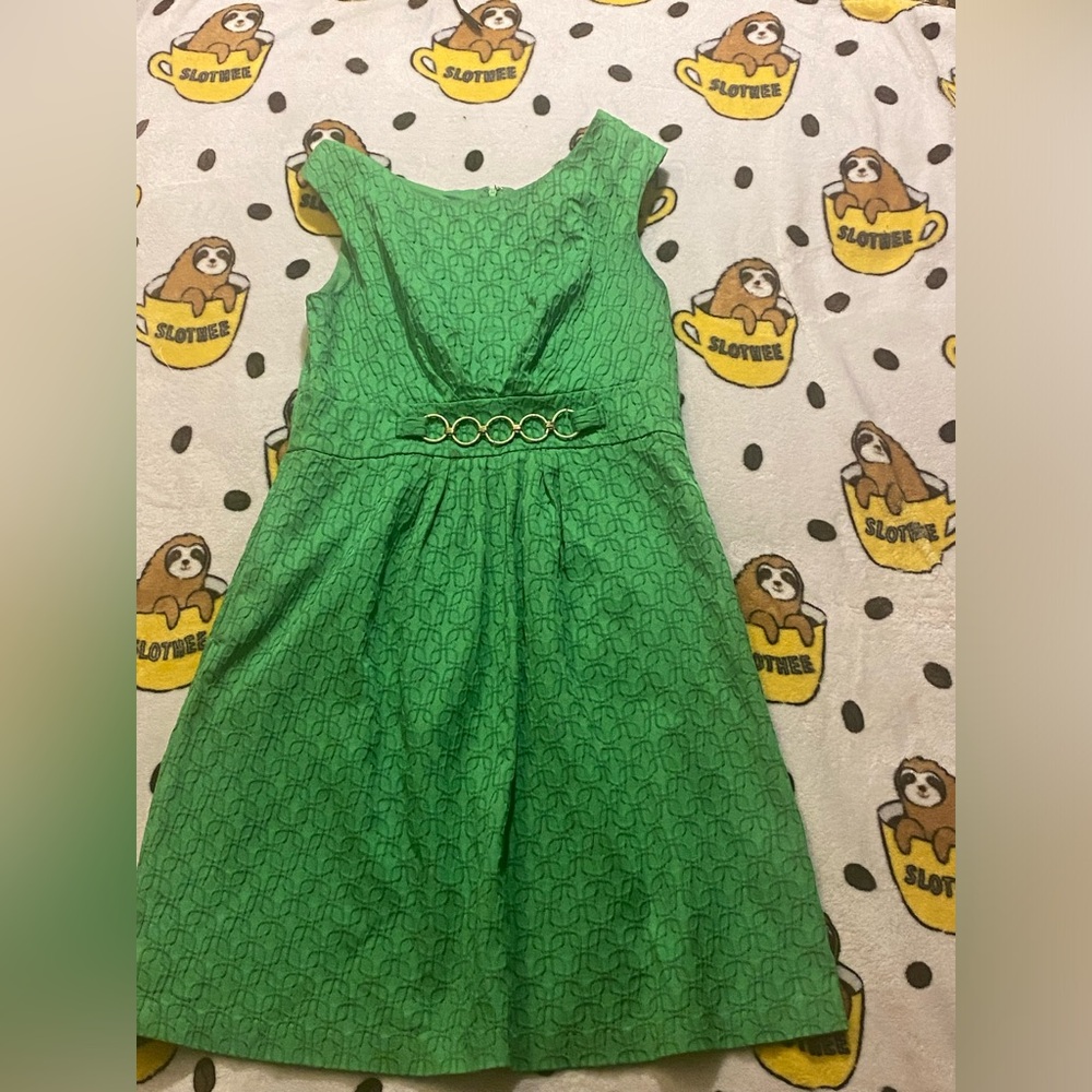 Green dress